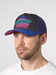Бейсболка STETSON арт. 7741163 TRUCKER CAP RISING HIGH (черный / синий)